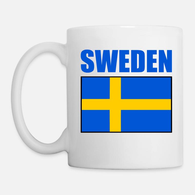 Suède - Mug blanc - blanc