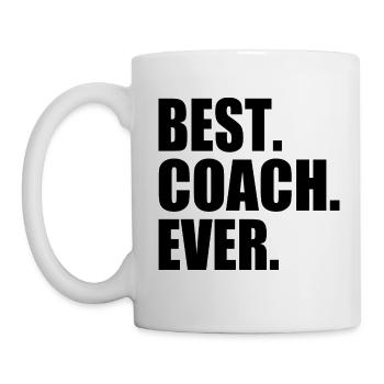 Best coach ever - Mug blanc - blanc - Gauche
