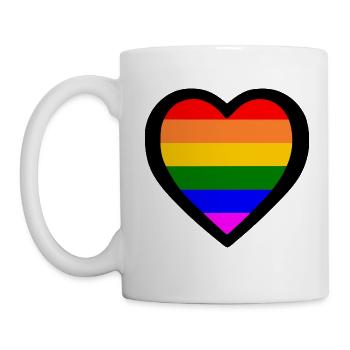 Lgbt - Tasse - Weiß - Links