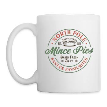 Tartes hachées au pôle Nord - Mug blanc - blanc - Gauche