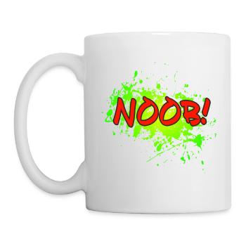 NOOB! - Tasse - Weiß - Links