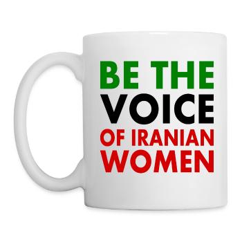 Be the voice of iranian women - Mug - white - Left