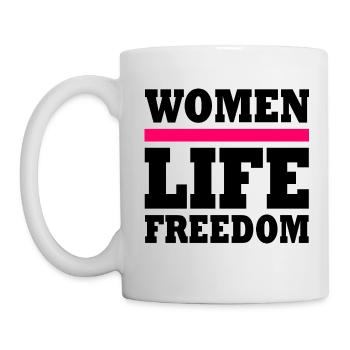 Women life freedom iran - Mug - white - Left