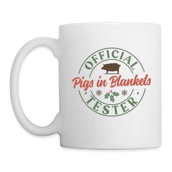 Official Pigs in Blankets tester - Mug - white - Left
