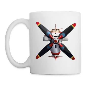 4Bouchon à lame - Mug blanc - blanc - Gauche