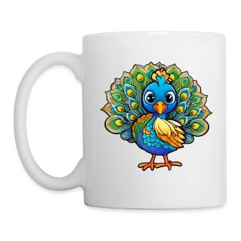 Cute Peacock III - Mug - white - Left