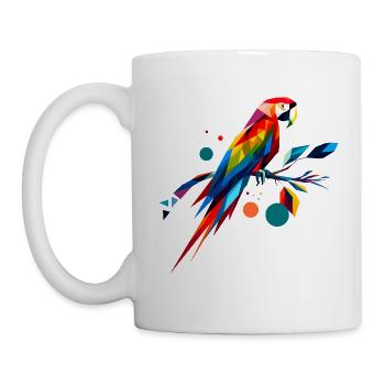 Abstract Macaw - Mug - white - Left