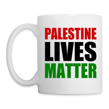 palestine lives matter - Mug - white - Left