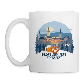 Bayrische Volksfest - Tasse - Weiß - Links