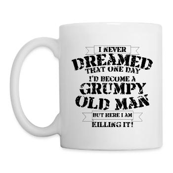Grumpy Old Man - Mug - white - Left