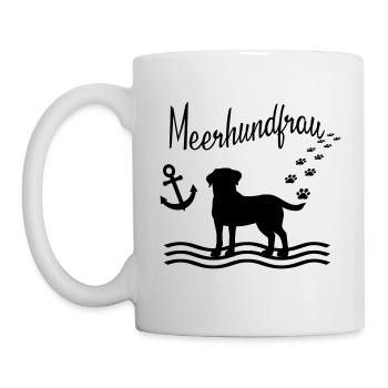 Dingolinos Meerhundfrau - Tasse - Weiß - Links