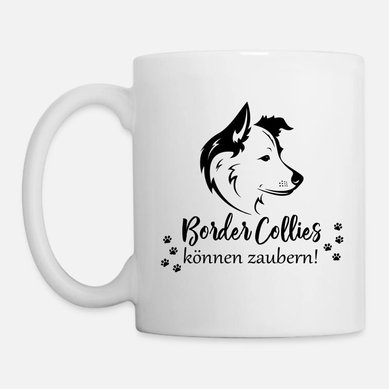 Border Collies können zaubern! - Tasse - Weiß