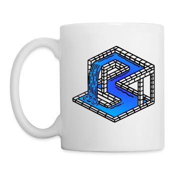 ILLUSION D’OPTIQUE - Mug blanc - blanc - Gauche