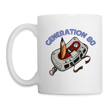 gen80 - Tasse - Weiß - Links