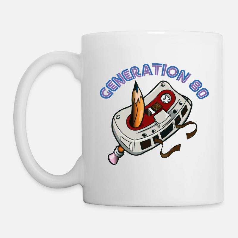 gen80 - Mug blanc - blanc