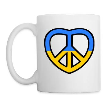 Ukraine - Tasse - Weiß - Links