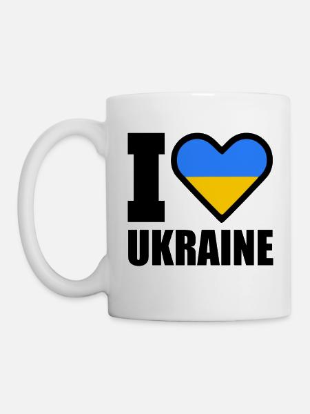 Ukraine - Tasse - Weiß