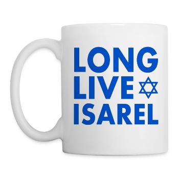 Long live israel - Mug blanc - blanc - Gauche