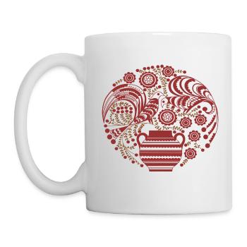 Brautpäll aus Delsbo - Tasse - Weiß - Links