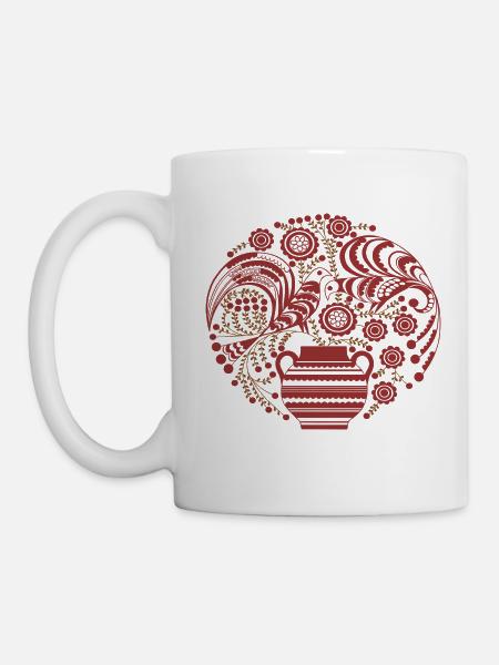 Bridal päll from Delsbo - Mug - white