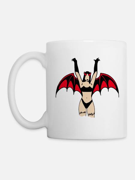 Dämonenmädchen - Tasse - Weiß