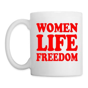 Women life freedom - Mug - white - Left