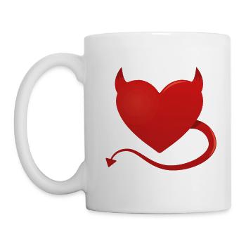Devil Heart - Mug - white - Left