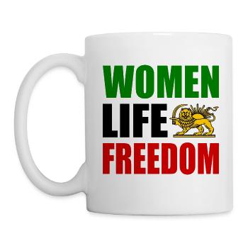 Women life freedom - Mug - white - Left
