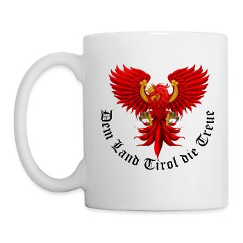 Dem Land Tirol die Treue - Tasse - Weiß - Links