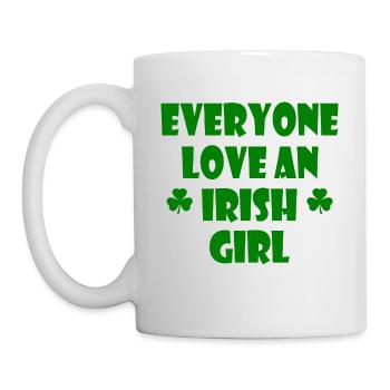 everyone loves an irish girl - Tasse - Weiß - Links