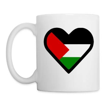 Free palestine - Mug - white - Left