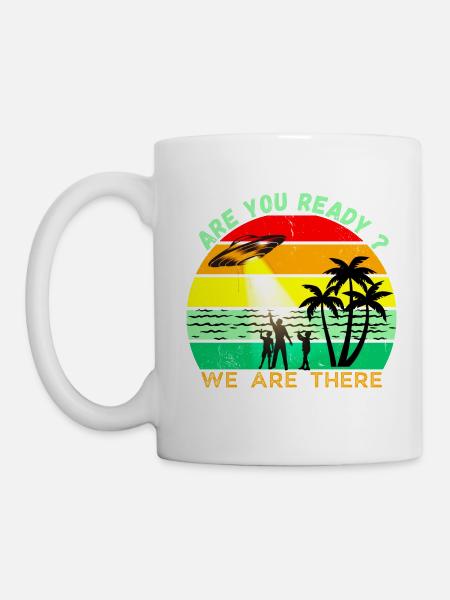Alien - Are you ready ? - UFO-Extra terrestres - Mug blanc - blanc