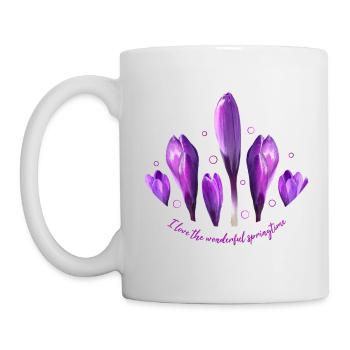 Crocuses Crocus - Mug - white - Left