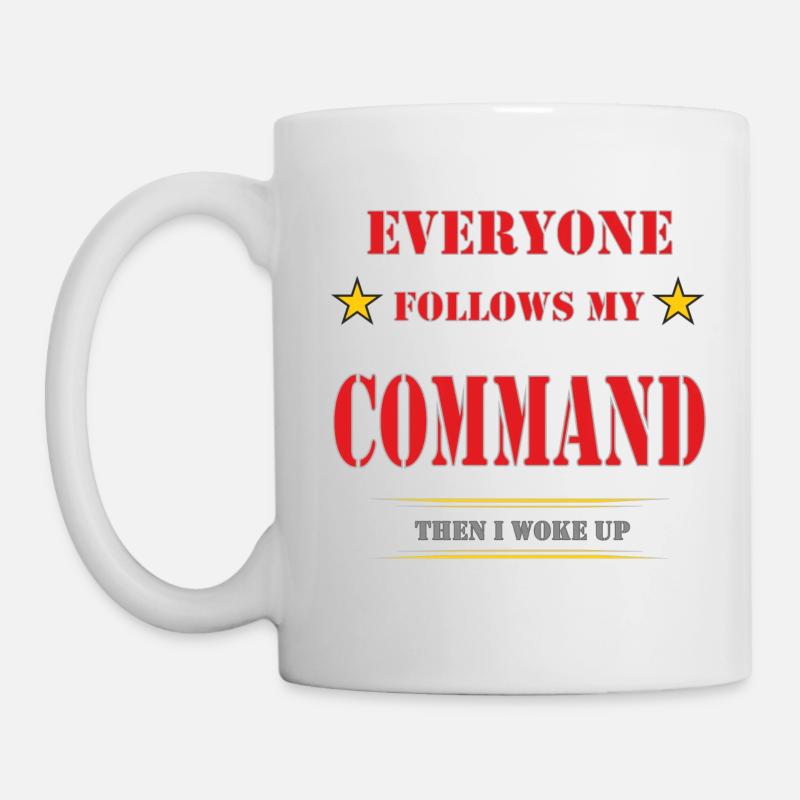 MON COMMANDEMENT - Mug blanc - blanc