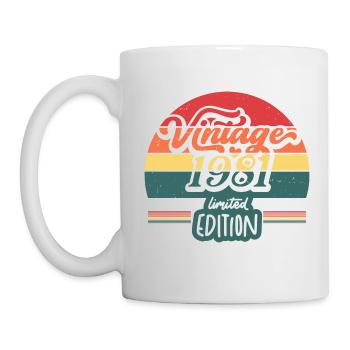 Vintage 1981 Limited edition - Mug - white - Left