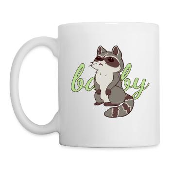 BABY guimauve - Mug - white - Left