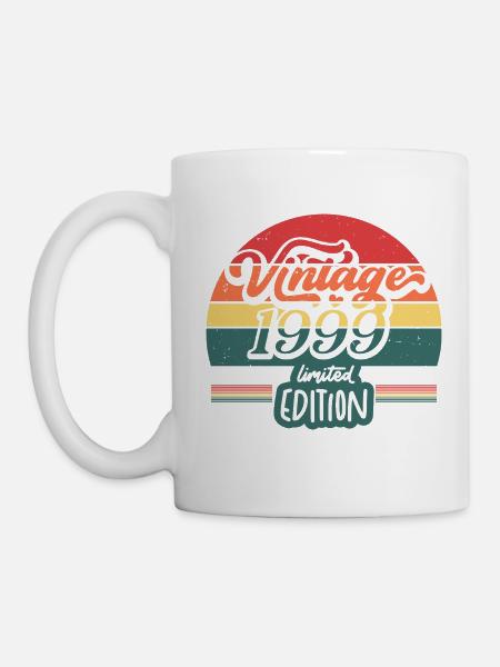 Vintage 1999 Limited edition - Mug blanc - blanc