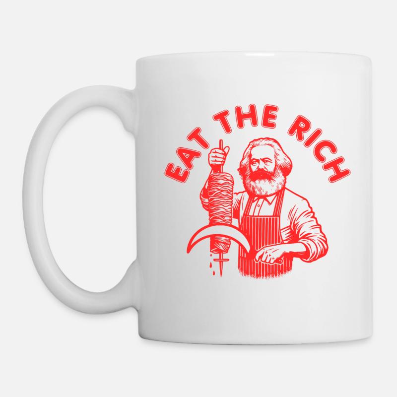 Eat the rich - Mug blanc - blanc