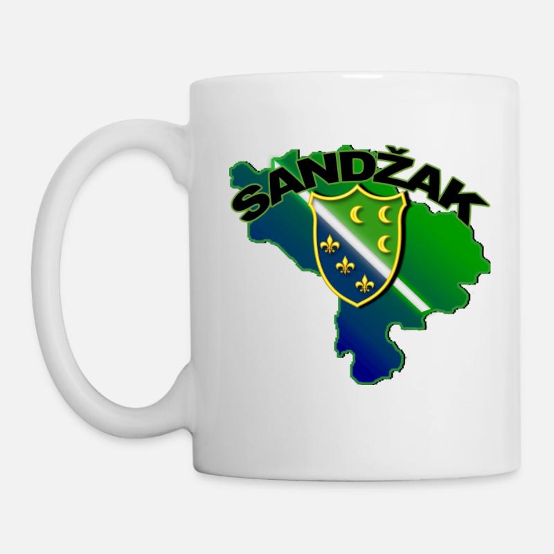 Sandzak, Sanjak grb - Tasse - Weiß
