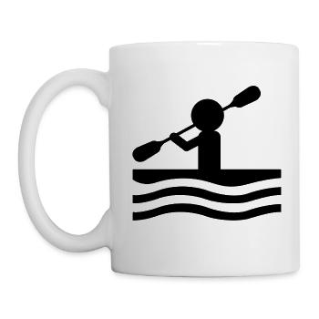 Rudern - Tasse - Weiß - Links
