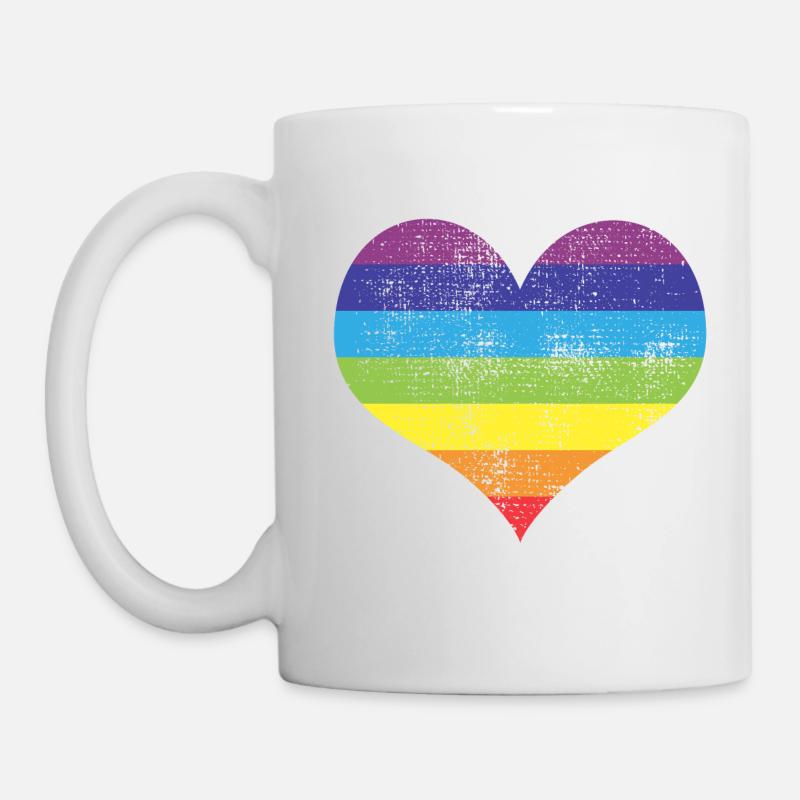 heart - Mug - white