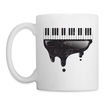 Piano vintage - Mug blanc - blanc - Gauche