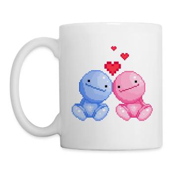 Nohohon in love with Valentine's Day - Mug - white - Left