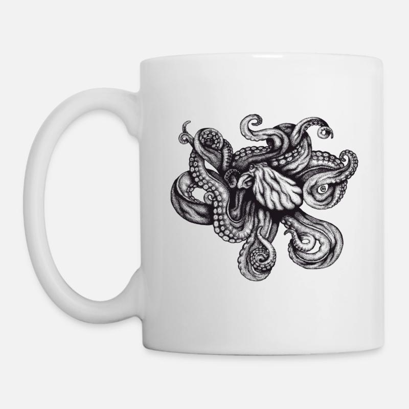 Octopus - Mug - white