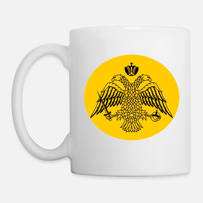 Byzantine Flag - Tasse - Weiß