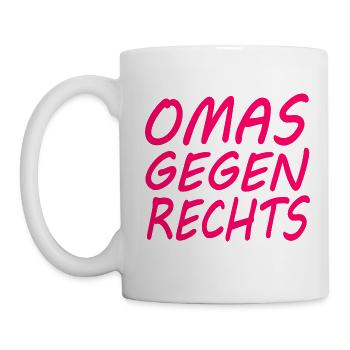 Omas gegen rechts - Tasse - Weiß - Links