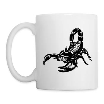 SCORPION - Mug blanc - blanc - Gauche