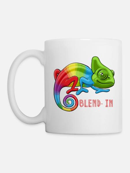 blend-in - Mug blanc - blanc