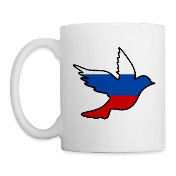 Russland - Tasse - Weiß - Links
