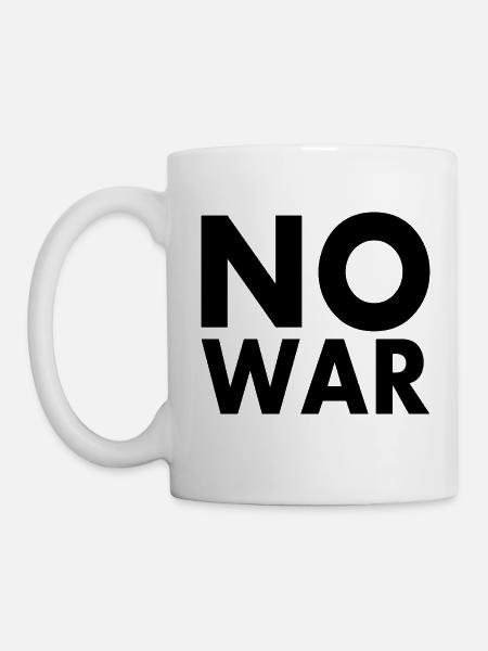 No war - Mug - white